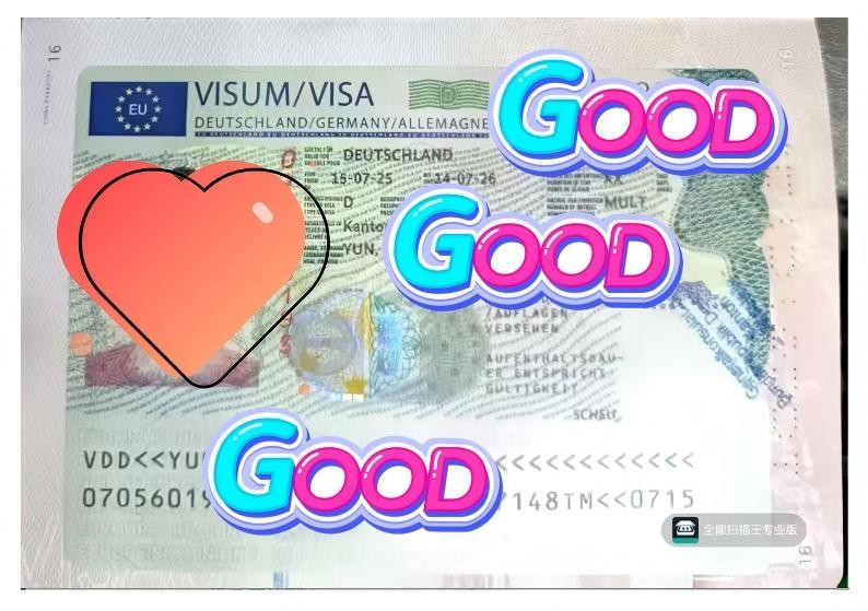 恭喜云同学获批职业培训签证~